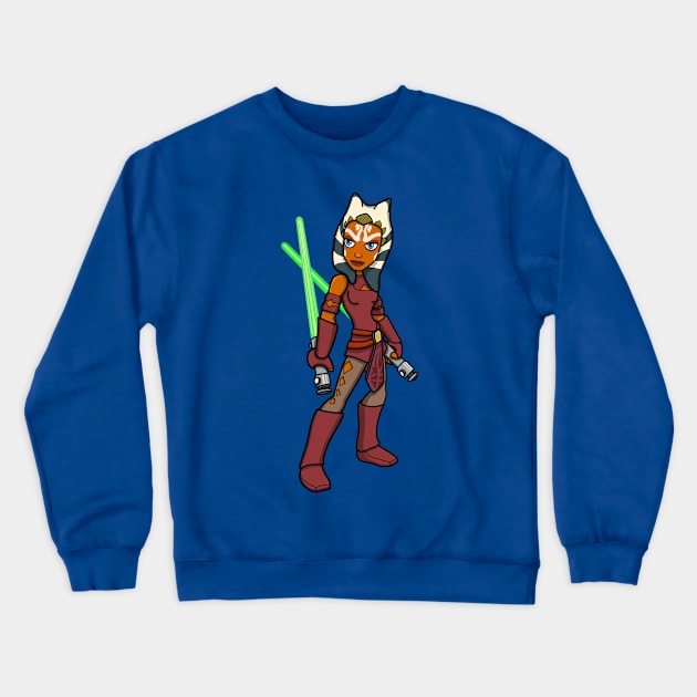 Spacebabe Crewneck Sweatshirt by NikInked